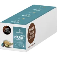 NESCAFÉ DOLCE GUSTO DALLMAYR Crema d'Oro Caffè Latte Kaffeekapseln 3er Pack (3 x 16 Kapseln)