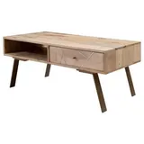 Wohnling Couchtisch Massivholz mango 95,0 x 50,0 x 42,0 cm