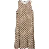 s.Oliver Stufenkleid Midikleid Braun/Beige 44