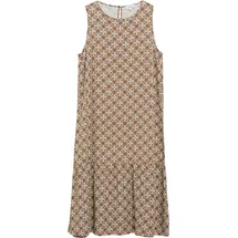 s.Oliver Stufenkleid Midikleid Braun/Beige 44