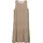 s.Oliver Stufenkleid Midikleid Braun/Beige 44