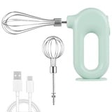 Schnurloser Handmixer, Mini-Elektro-Handmixer, Wiederaufladbarer USB-Mini-Ei-Schläger Für Den Haushalt, Hand-Ei-Schläger, Handrührgerät Mit 4 Geschwindigkeitsstufen