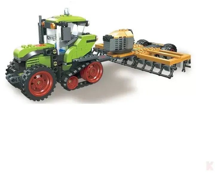 Jie Star 59228 Traktor mit Saatanhängeer