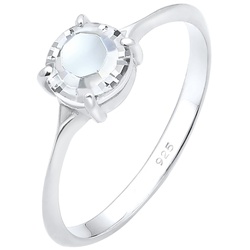 Elli Solitär Verlobung Kristalle 925 Silber Ringe   Damen 