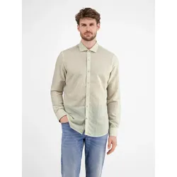 Langarmhemd mit Haifischkragen, floral bedruckt - White - L