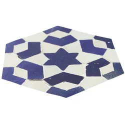 mySPOTTI Anti-Rutsch-Sticker, stepon, Fliesenoptik, 35x30 cm - blau