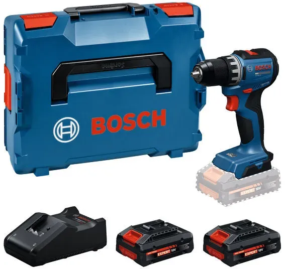 Akku-Bohrschrauber GSR18V-52 mit 2x EXBA18V-40 in L-BOXX 136