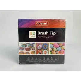 luxuskollektion Acrylfarbe Stifte, Pinselspitze-12 Farben für