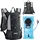 Vevor Trinkrucksack 8 L isolierter Rucksack mit 2 L TPU-Wasserblase Laufrucksack Wanderrucksäcke für Radfahren Laufen Ausflug Schwarz, Hydro-Wasser-Tagesrucksack für Männer und Frauen