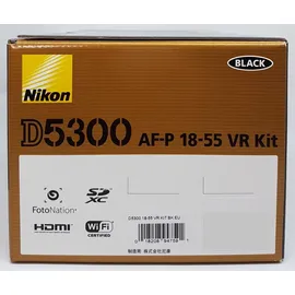 Nikon D5300 schwarz + AF-P DX 18-55mm VR