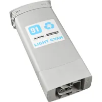 Ampertec Kompatible Tinte ersetzt HP C9470A 91 photo cyan