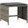vidaXL Gartenhocker mit Kissen 41 x 41 x 36 cm grau 4 St.