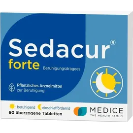 MEDICE SEDACUR forte Beruhigungsdragees 60 St