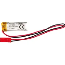 Akyga Akku LP401230 3,7V/110mAh Silber