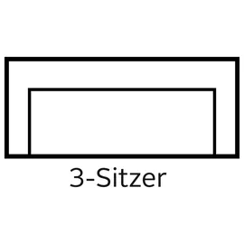 sit&more 3-Sitzer »Safira«, inklusive komfortablem Federkern, wahlweise mit Bettfunktion