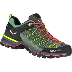 SALEWA Damen Leichtwanderschuhe "Mountain Trainer, Feld Green/Fluo Coral, 40