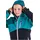 KILLTEC KSW 166 GRLS Jckt Skijacke/ Funktionsjacke Mit Abzippbarer Kapuze Und Schneefang, Dunkel Türkis, 128 EU