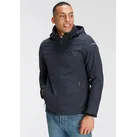 Softshelljacke ICEPEAK "BRIMFIELD", Herren, Gr. 48, blau (marine), Softshell, Obermaterial: 89% Polyester, 11% Elasthan. Rückseite: 100% Polyester, sportlich, hoch geschlossener Ausschnitt, Langarm mit verstellbarem Klettverschluss, Jacken, Topseller