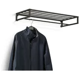 M2 Kollektion Garderobe Andorra 7 in schwarz, B/H/T = 75x10x35cm
