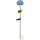 STAR Solarleuchte Metall 77,0 cm inkl. Dämmerungssensor blau