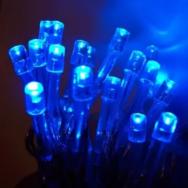 Nipach GmbH LED Lichterkette Batterie 3 m Blau