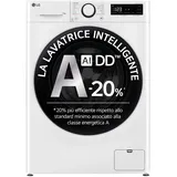 LG AI DD F4R3013NSWB Waschmaschine mit Frontlader, 13 kg, Serie R3, Klasse A-20%, 1400 Umdrehungen, AIWash, Dampfwäsche, Motor Direct Drive, Blasenkorb, Smart Diagnosis, freistehend, Weiß