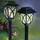 MARELIDA LED Solar Wegleuchten - Gartenleuchte mit Erdspieß - warmweiße LED - H: 44cm - L...