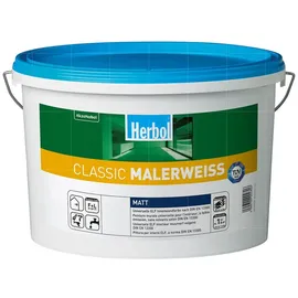Herbol Classic Malerweiss Weiß matt 10 l