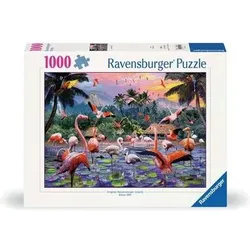 RAVENSBURGER 12000574 Puzzle 1000 Teile Pinke Flamingos