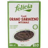Felicia Fusilli Grano Saraceno Integrale,Pasta mit 100% Bio-Buchweizen 340g