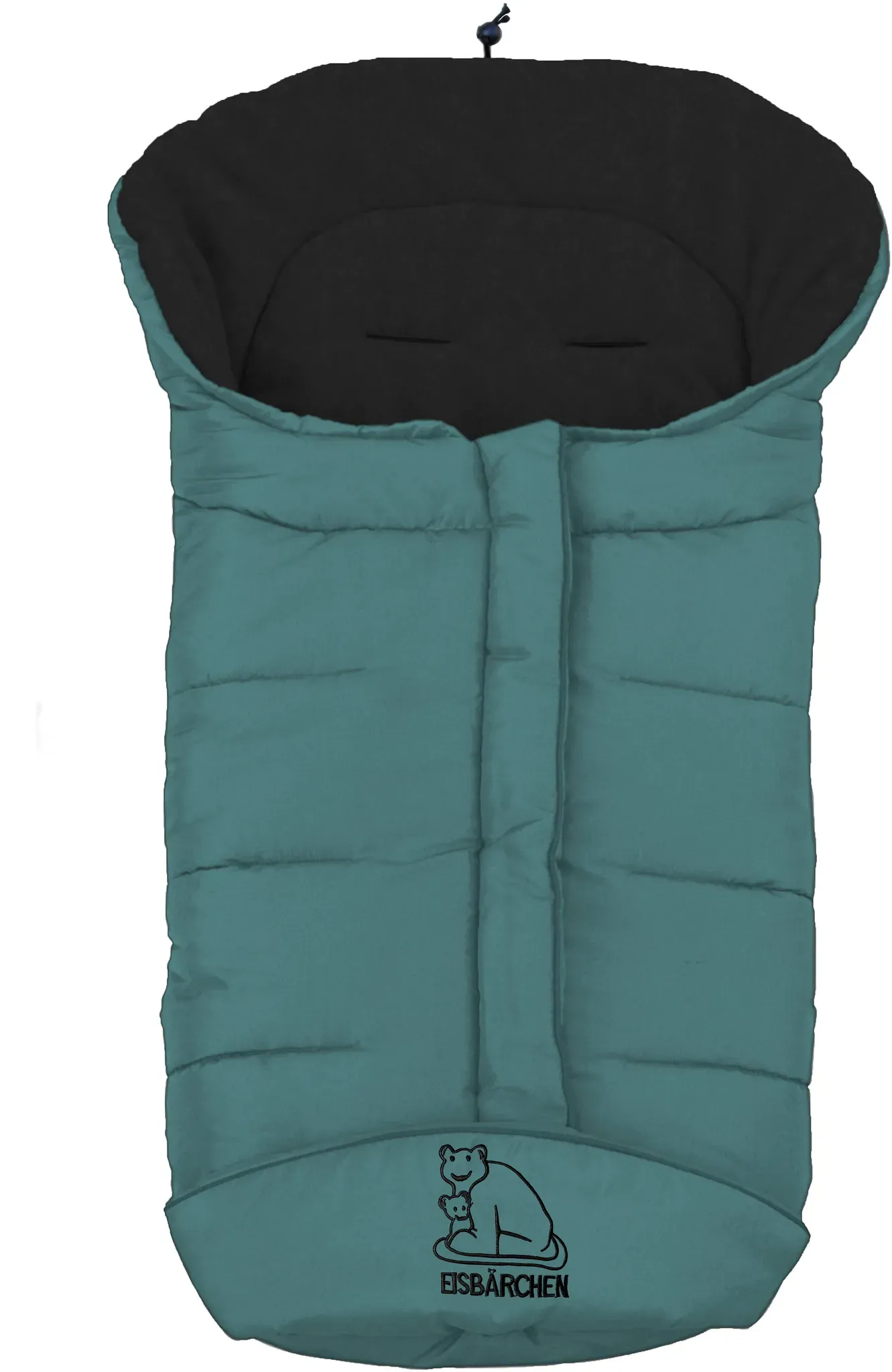 Heitmann Felle Fußsack »Eisbärchen - Winterfußsack Copy Fleece«, mit Fleecefutter, Mumienform möglich, für Kinderwagen, waschbar Heitmann Felle petrol