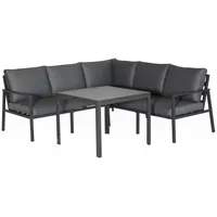 tierra outdoor gmbh BARTO Loungeset grau