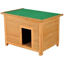 PawHut Hundehütte, BxHxL: 58 x 58 x 82 cm, Holz - bunt