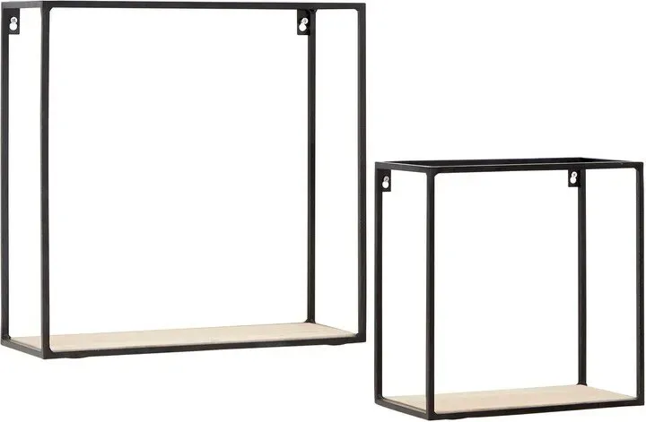 Premier Housewares Stilvolles Kubus-Regalmodul, funktionale Wandregale für das Schlafzimmer, langlebiges vertikales Wandregal für das Wohnzimmer