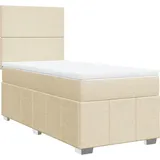 Maison Exclusive - Boxspringbett Mit Matratze Creme 90x190 Cm Sto