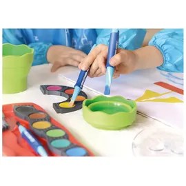 Faber-Castell Farbkasten Connector 12 Farben blau