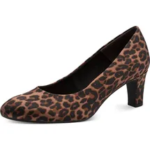 TAMARIS Damen Pumps mit Blockabsatz, braun, 40 EU
