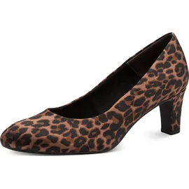 TAMARIS Damen Pumps mit Blockabsatz, braun, 40 EU