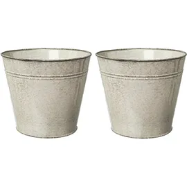 creativ home Übertopf Ø 20 x 17 cm Grau