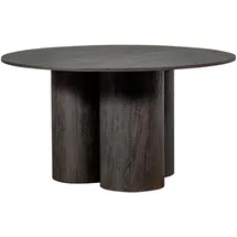Woood Esstisch oona, dunkelbraun, Ø 140 cm, für 4–6 Personen