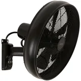Beacon Lighting Lucci Air Breeze 41 cm Wandventilator schwarz inkl. Fernbedienung