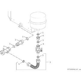Bosch Zubehör Warmwasserspeicher AAS Anschluss-Set externes Ausdehnungsgefäß