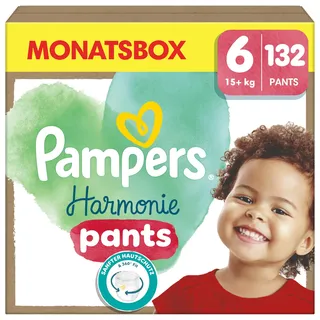 Pampers Harmonie Pants Größe Gr.6 (15+ kg) für Kids und Teens, 132 Stück