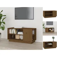 VidaXL TV-Schrank Honigbraun 80x35x40,5 cm Massivholz Kiefer