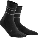 cep Reflective Mid-Cut Socken Damen schwarz IV | EU 40-43 2021 Laufsocken
