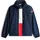 Tommy Hilfiger Windbreaker TOMMY JEANS "CHICAGO FLAG", Herren, Gr. XXL, schwarz night navy, Web, Obermaterial: 100% Polyester, unifarben, regular fit normal, Rundhals, eingesetzt elastischer Bund, Jacken Windbreaker, Regular fit mit Kapuze