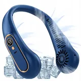 Tragbarer Usb-nackenventilator Mit 5 Geschwindigkeitsstufen Und Led-beleuchtung