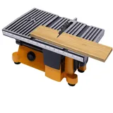 Mini Tischkreissäge mit 4 Klingen, 90W 4500RPM Kreissäge Multifunktions Einstellbarer Präzisions Table Saw Tragbare Sägeblatt Sicherheitsklappe 190 * 142 * 116mm