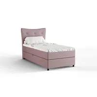 Panda möbel Boxbett, Rosa, Holz, Mode, 100x200 cm, Oeko-Tex®