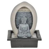 Dehner Polyresin-Zimmerbrunnen Malu grau/beige